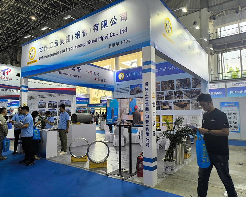 SHIWANGはパイプ素材展示会に見事に登場しました。